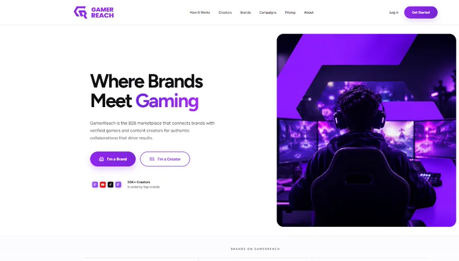 GamerReach website